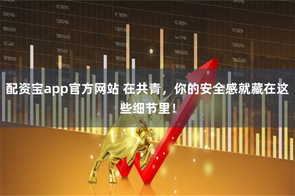 配资宝app官方网站 在共青，你的安全感就藏在这些细节里！